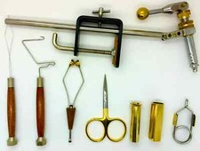 Kit Montage de Mouches, Whip Finisher, Porte-Bobines, Enfile-canette en titane