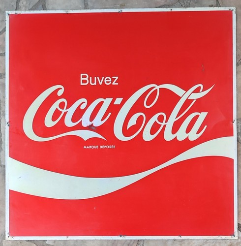 Rare grande plaque coca - rare,