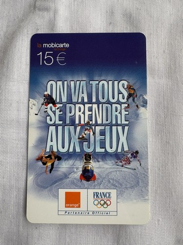 Carte téléphonique orange - téléphonique,