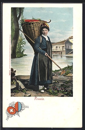 Tessin servante costume - en,