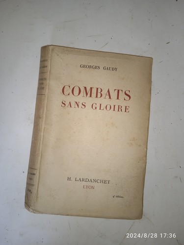 Georges gaudy combats sans - georges, gaudy.