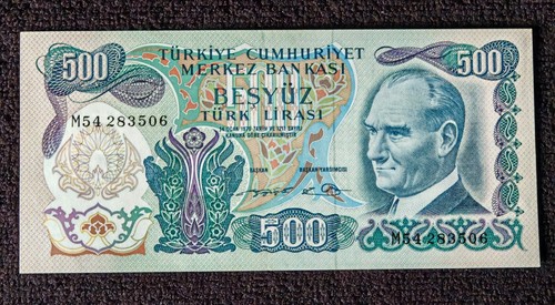 Billet turquie 500 lira - turquie,