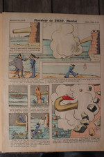 image imagerie d'épinal  N°3151 Monsieur le crac, matelot , mer , bateau , canon