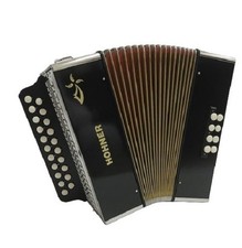 ACCORDEON DIATONIQUE SOL-DO G/C EDITION NOIRE HOHNER 2915 GC EDITION B