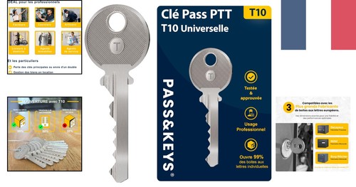 Clé universelle argentée - clé, ptt
