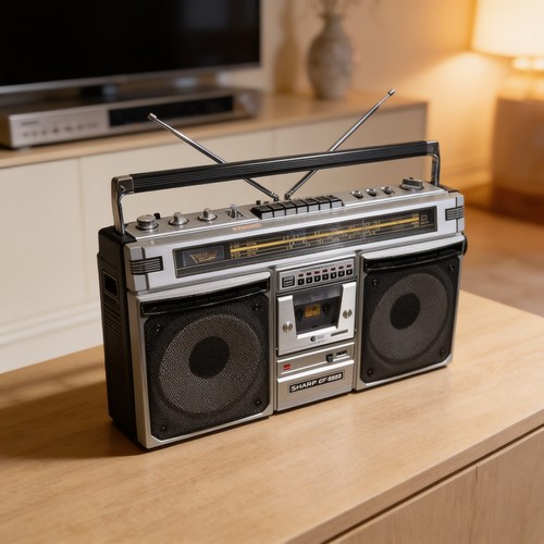 Sharp 8585e rare - gf-8585e, boombox