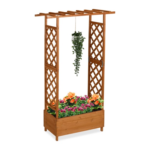 Jardinière bois bac - bois,