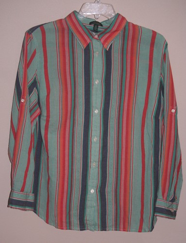 Nwt ralph lauren plus - lauren, plus~striped