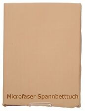 Drap-housse housse de couette drap-housse en microfibre 100 x 200 marron clair