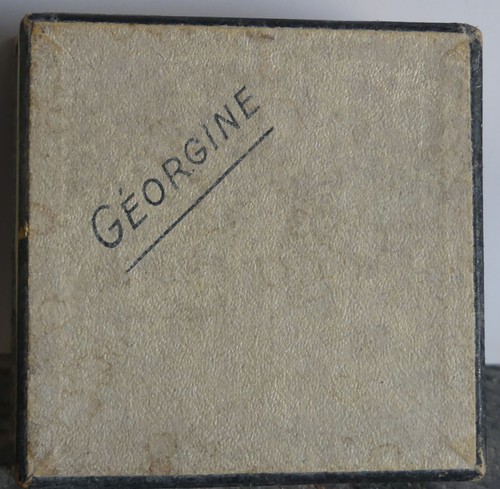 Boite poudre georgine - boite, à