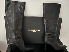 Sonia Rykiel - Bottes design pour femmes, talons hauts cuir, taille 35.5 / 36
