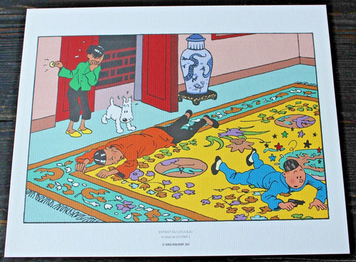 Litho libris tintin extrait - ex,