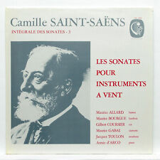 D'ARCO, GABAI, BOURGUE ⸻ ST-SAENS wind instruments sonatas ⸻ CALLIOPE LP NM