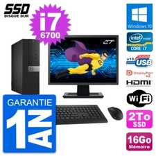 PC Dell 7040 SFF Ecran 27"
