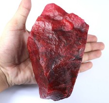 Saphir orange africain naturel