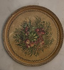 Ancien grand Plateau en métal