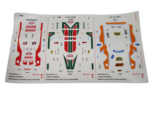 Decal solido lancia stratos - decal,