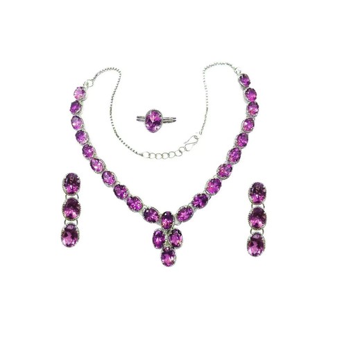 Ensemble bijoux plaqué - bijoux,