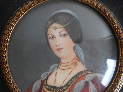 Ancienne peinture miniature
