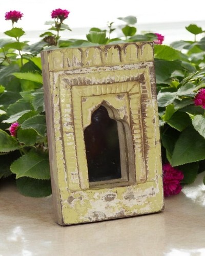 Miroir décoratif bois - miroir,