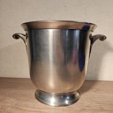 SEAU A CHAMPAGNE VINTAGE STYLE ART DECO / LES ETAINS DU MANOIR / PARIS FRANCE 