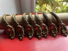 Anneaux Rideaux Bronze Doré