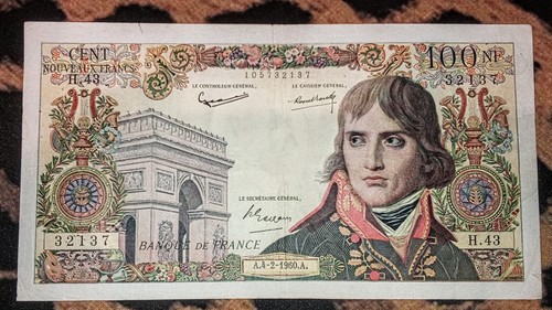 Billet 100 napoléon - billet, nf