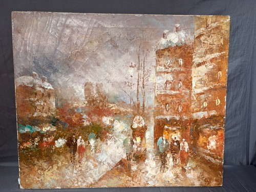 Tableau peinture huile - peinture,