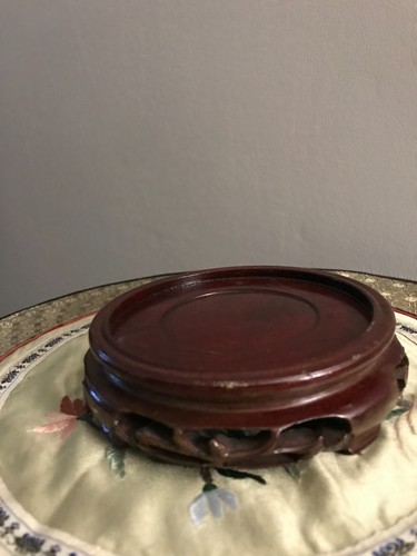 Socle support bois vase - socle,