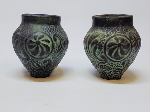Paire petits vases - paire, de