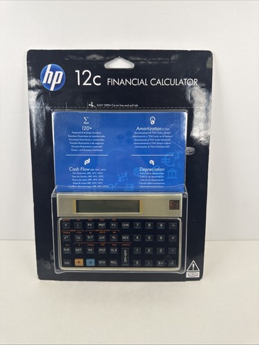 12c financial calculator - hp,
