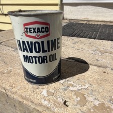 Texaco Havoline Motor Oil Can
