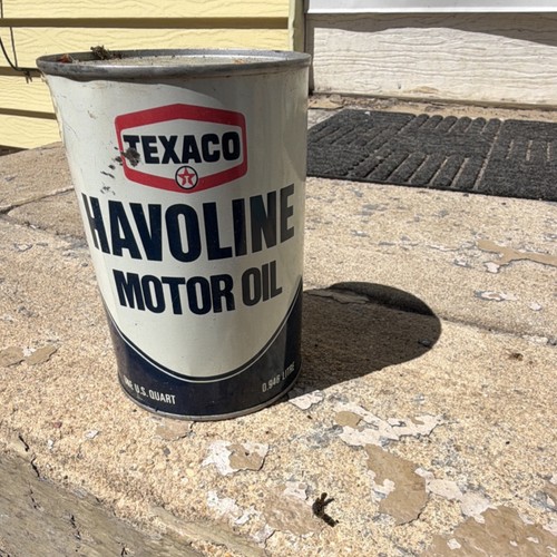 Texaco havoline motor oil - oil, can