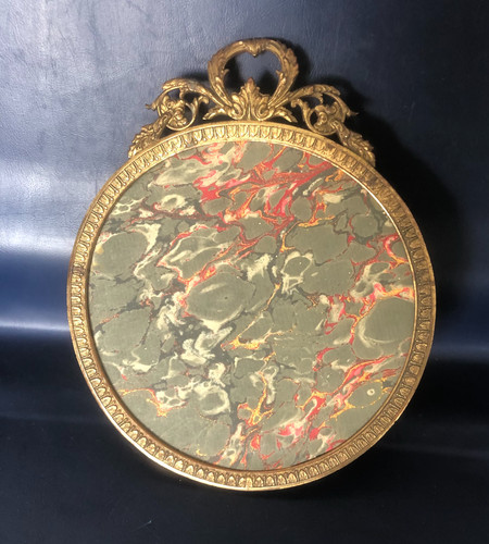 Ancien cadre photo rond - , en