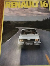 Revue publicitaire ancienne voiture Renault 16 TBE TX TS option électronique 