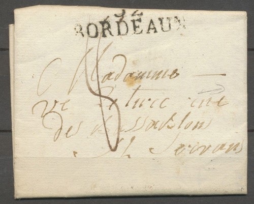 1819 lettre juin arrivée - lettre, juin,