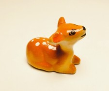 magnifique biche miniature en porcelaine, figurine   tp2-B1