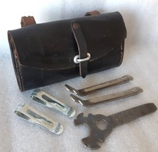 Ancienne sacoche trousse - , à