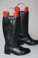 AIGLE Bottes Cuir Lisse Noir Doublées Cuir T 37 TBE