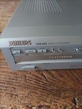 Philips CDR 602 Audio CD Recorder en loose no remote