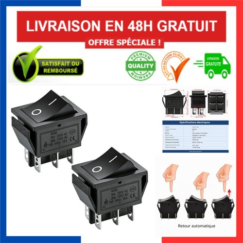 Interrupteur bascule - 2x,