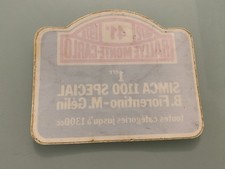 Autocollant Rallye Monte Carlo 1972 Simca 1100 Spécial