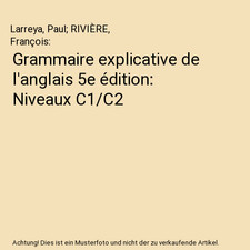 Grammaire explicative de