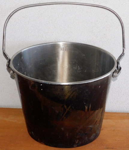 Seau qualite inox metier 15 - seau,