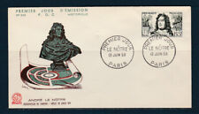 enveloppe  1er jour   personnages  Le Notre   75  Paris   1959