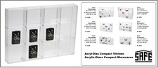 Sammelvitrinen Zippo Briquets 12x 85x75x42 MM Acrylique Safe 5258 350x240x45mm