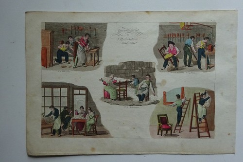 Gravure 1825 industrie - industrie, /