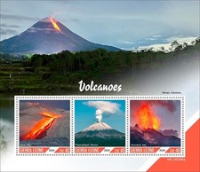 2025 08 - SIERRA LEONE - VOLCANOES              3V  complet set    MNH **