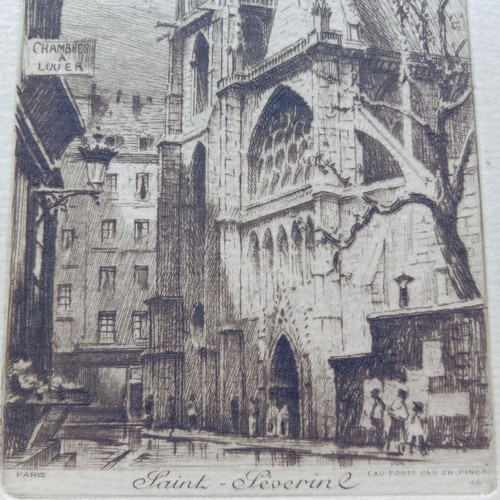 Paris gravure 1900 charles - 1900,