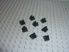 8 x LEGO black Tile 1 x 1 with Clip ref 2555 /Set 10211 7181 10175 10019 6965 ..